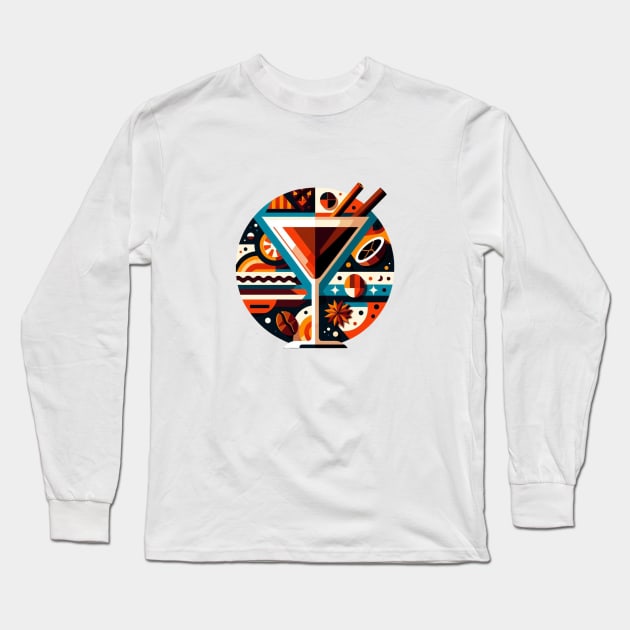 Espresso Martini Long Sleeve T-Shirt by JohnTy